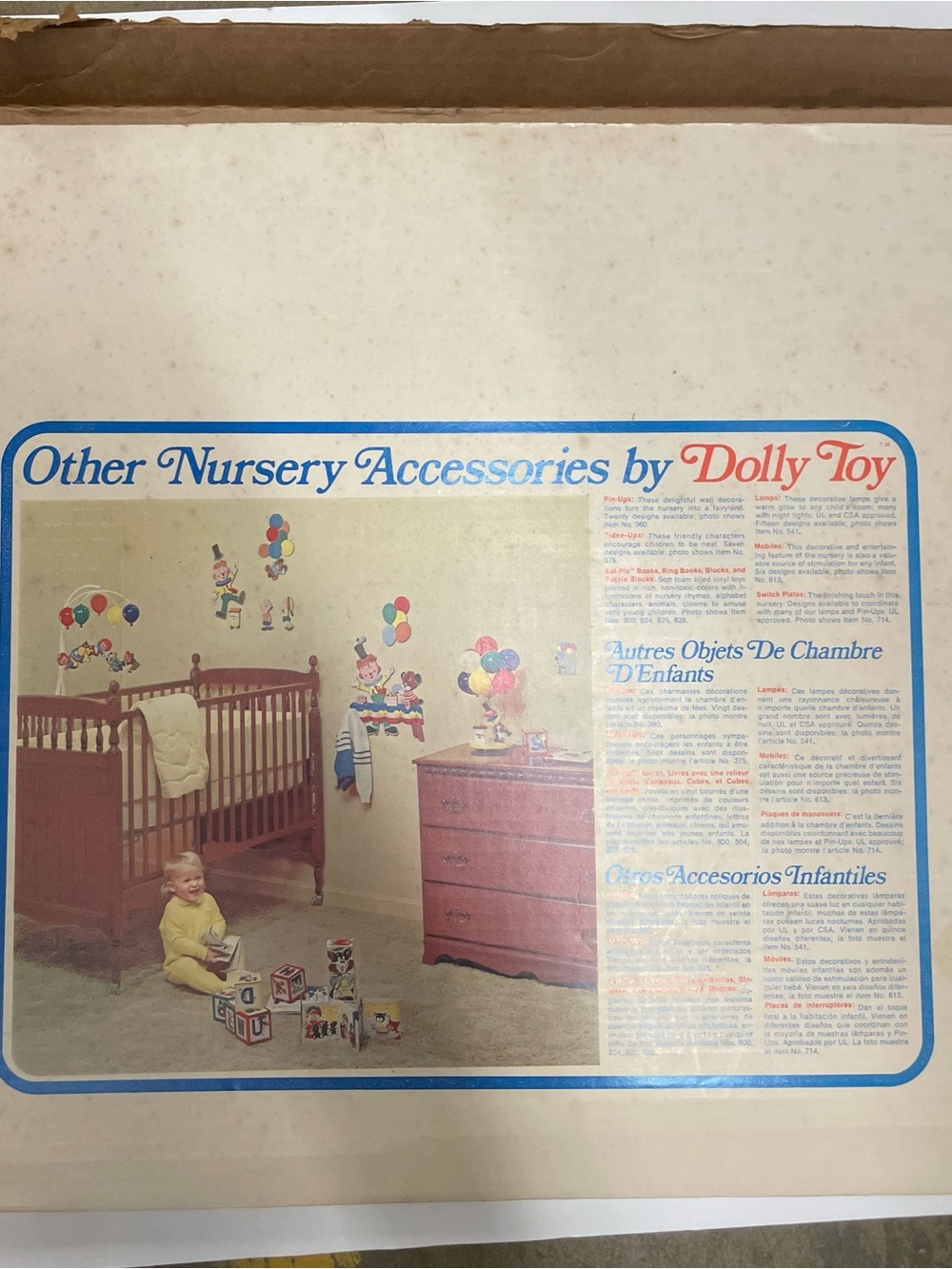 VNTG Dolly Toy Co. Tidee Up Clothes Hanger Balloon Man & Dog Nursery Decor USAp - Picture 9 of 13